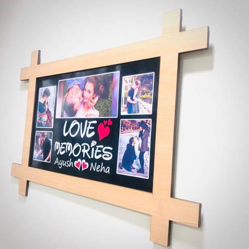 Customized Wooden Loving Memories Wall Frame