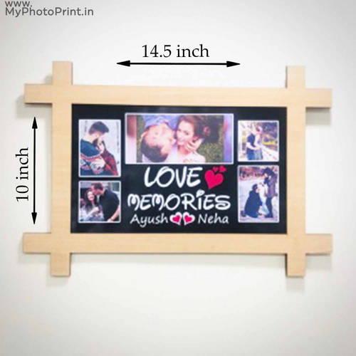 Customized Wooden Loving Memories Wall Frame