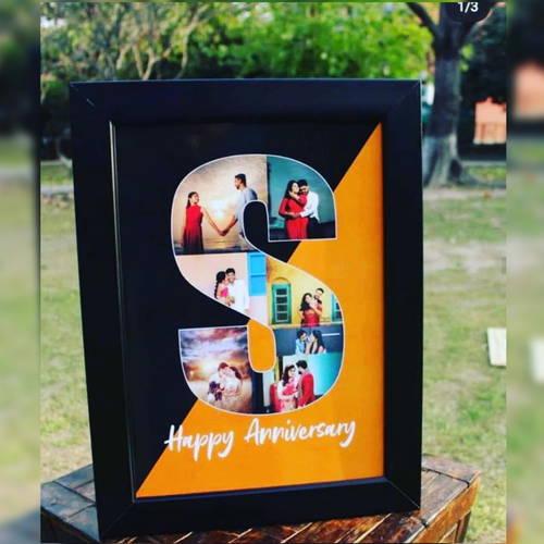Customized Alphabet Multi Photo Frame