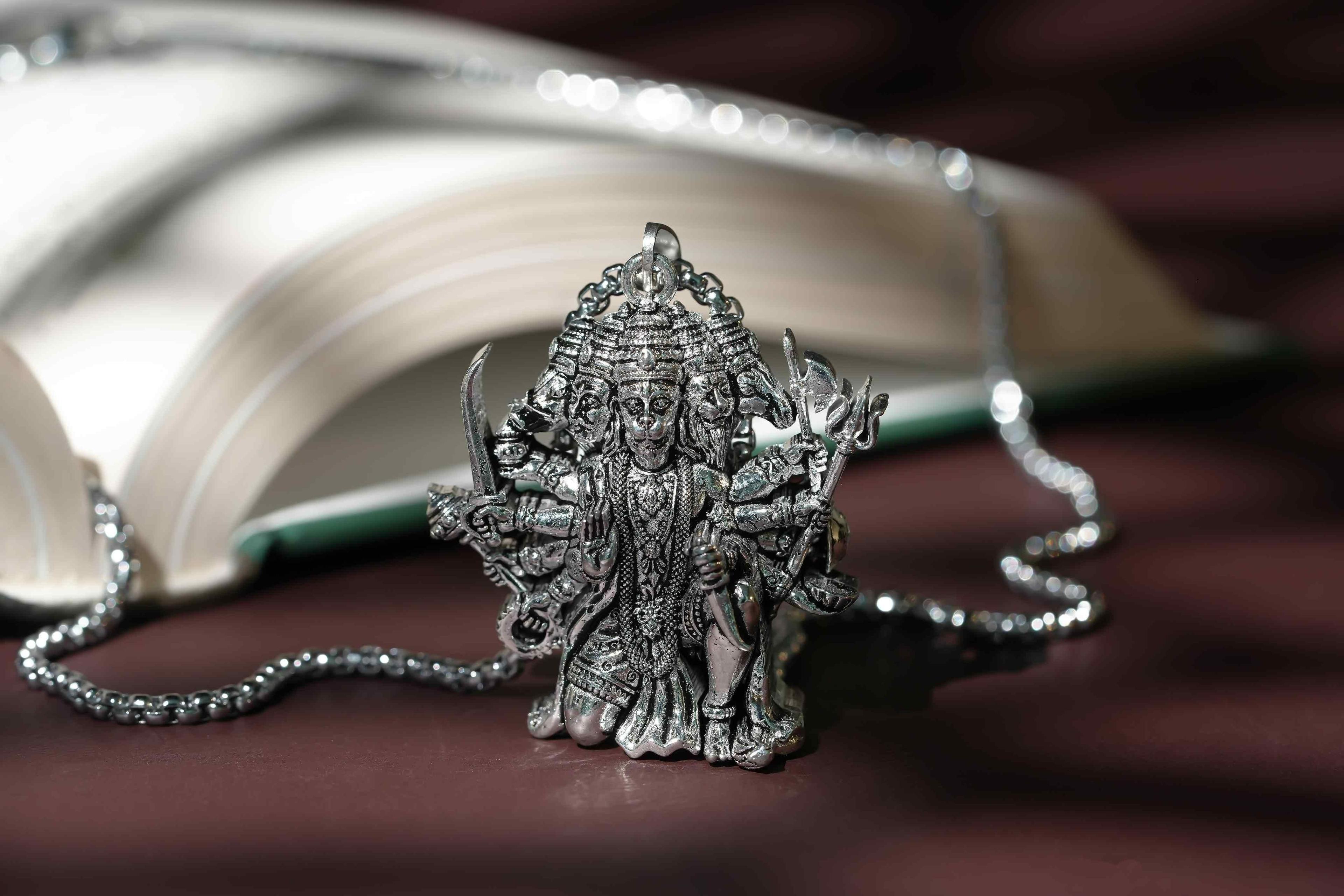 Panchamukhi Hanuman Ji Pendant With Chain
