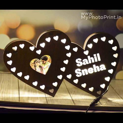Customized Beautiful Photo Wooden Name Board