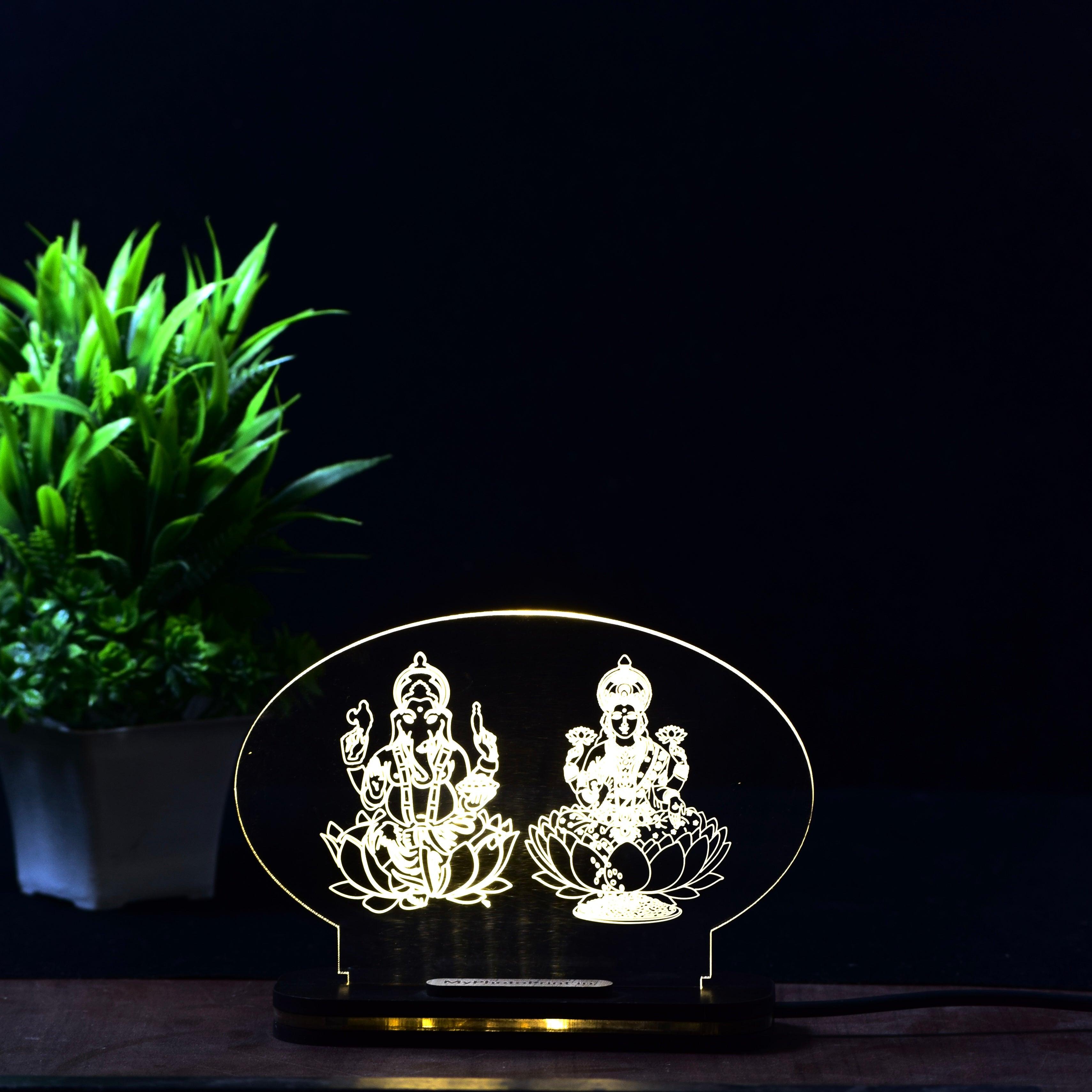 Personalized Acrylic Diwali LED Lamp