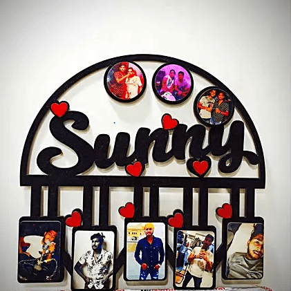 Customized Occasion/ Name Photo Frame Collage