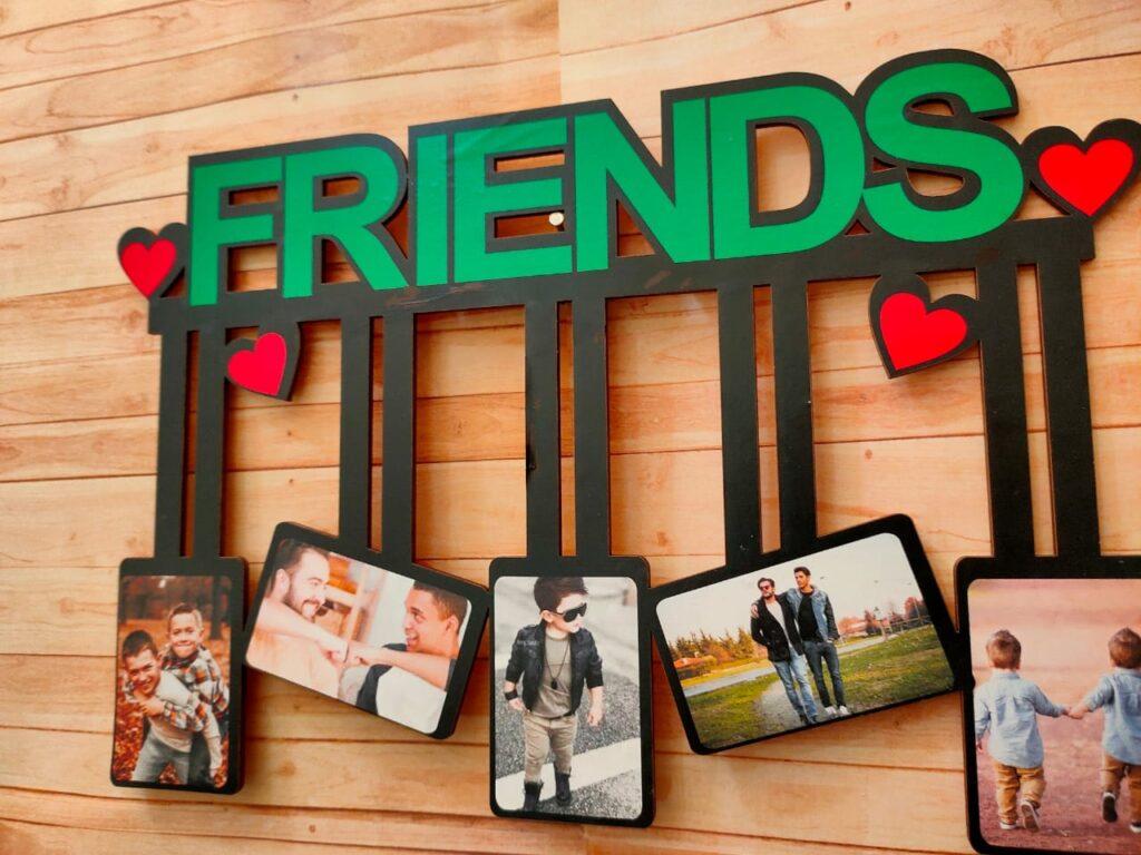 Customized Friends Photo Wall Hanging β A Timeless Friendship Keepsake