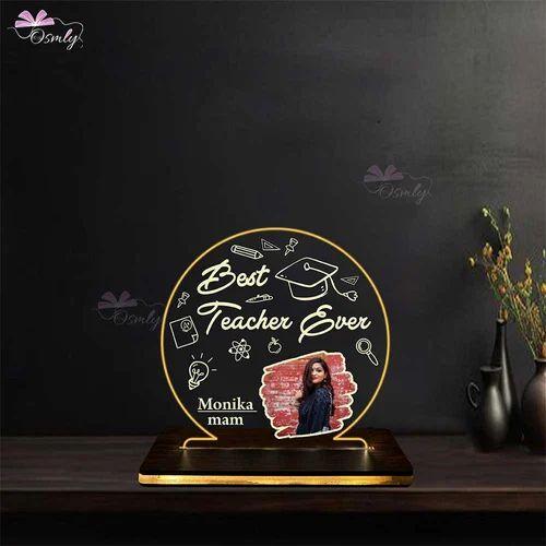 Personalized LED Photo Lamp for Teachers β A Bright Way to Say "Thank You"!