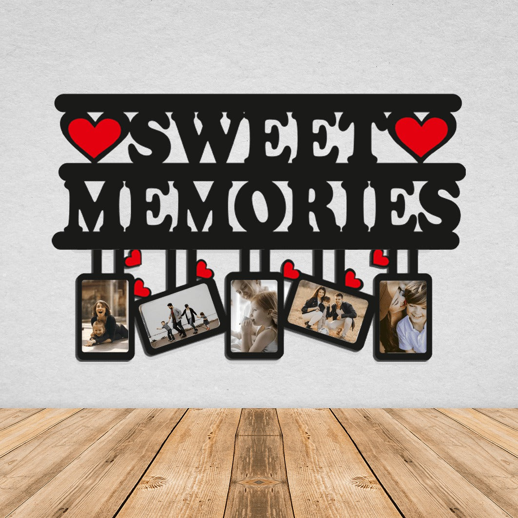 Personalized "Sweet Memories" Hanging Photo Frame