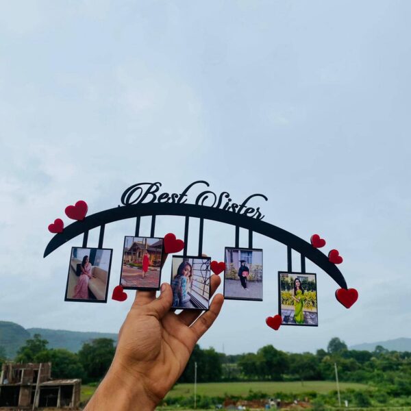 Customized Neon Photo Stand for Sister