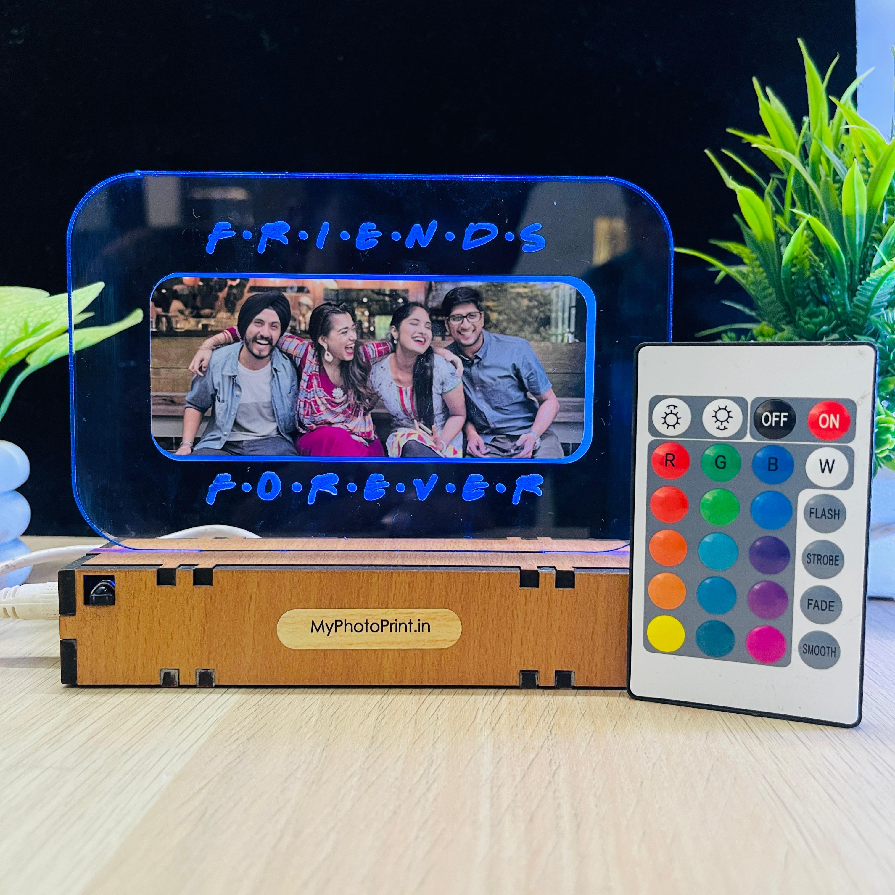 Personalized Friends Forever Photo Lamp