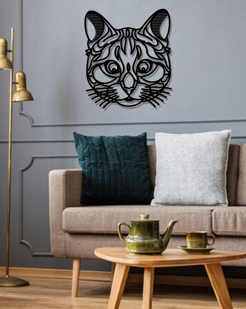 Artrooms Kittens Metal Wall Art – Stylish Wall Hanging 🐱